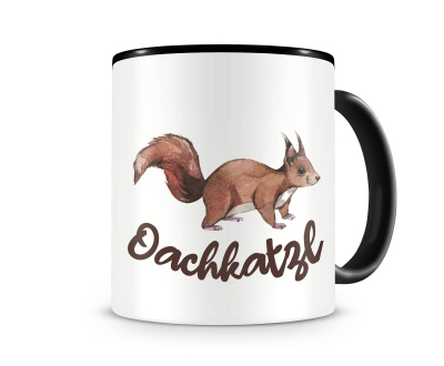 Tasse mit dem Motiv Oachkatzl