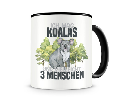 Tasse mit dem Motiv Ich mag Koalas