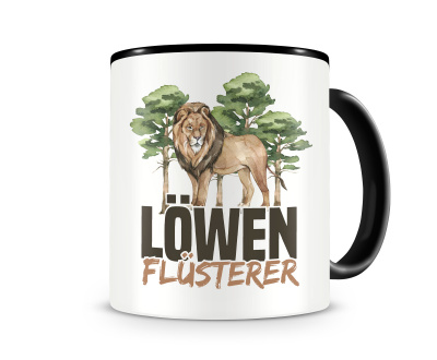 Tasse mit dem Motiv Lwen Flsterer