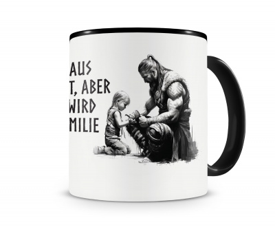 Tasse mit dem Motiv Familie schafft Heimat - Ansicht 4