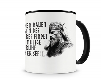 Tasse mit dem Motiv Raues Meer beruhigt die Seele - Ansicht 4