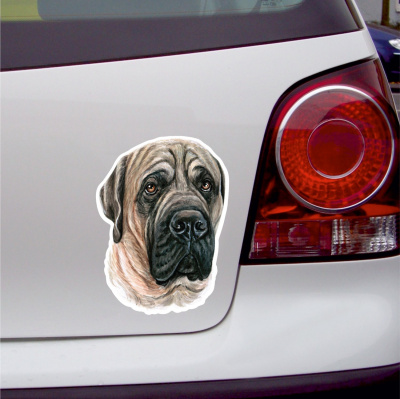 English Mastiff Aufkleber Bunt - Ansicht 3