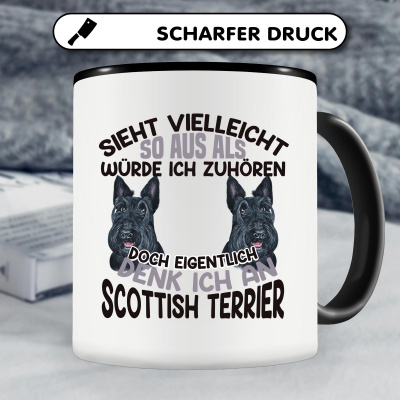 Tasse mit dem Motiv Sieht vielleicht so aus Scottish Terrier - Ansicht 4