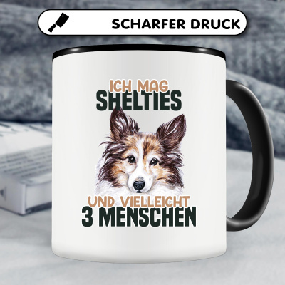 Tasse mit dem Motiv Ich mag Shelties - Ansicht 4