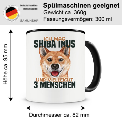 Tasse mit dem Motiv Ich mag Shiba Inu - Ansicht 2