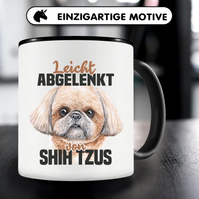 Tasse mit dem Motiv Leicht abgelenkt von Shih Tzu - Ansicht 5