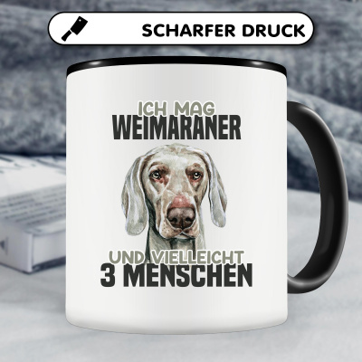 Tasse mit dem Motiv Ich mag Weimaraner - Ansicht 4