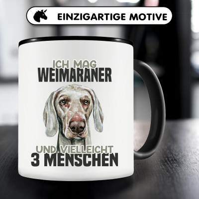 Tasse mit dem Motiv Ich mag Weimaraner - Ansicht 5