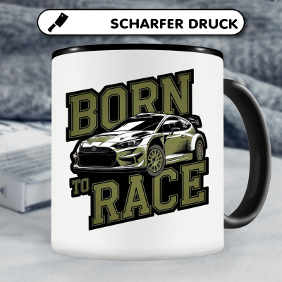 Tasse mit dem Motiv Born to Race - Ansicht 5