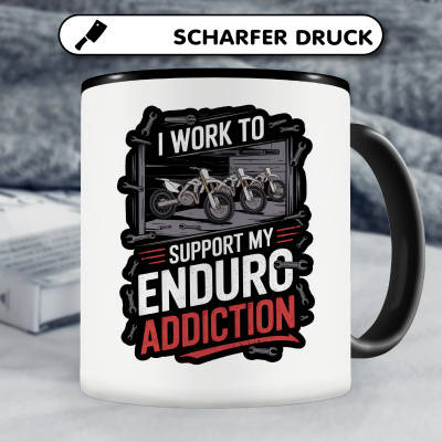 Tasse mit dem Motiv Enduro Addiciton - Ansicht 5