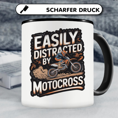 Tasse mit dem Motiv Distracted By Motocross - Ansicht 5