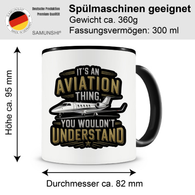 Tasse mit dem Motiv It's an Aviation Thing - Ansicht 2