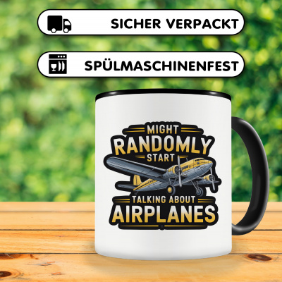 Tasse mit dem Motiv Starts talking about Planes - Ansicht 4