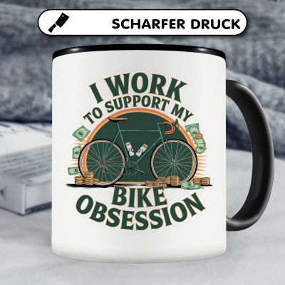 Tasse mit dem Motiv Obsessed By Bikes - Ansicht 5