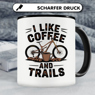 Tasse mit dem Motiv I Like Coffee And Trails - Ansicht 5