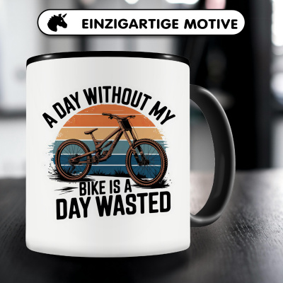 Tasse mit dem Motiv A Day Without My Bike - Ansicht 3