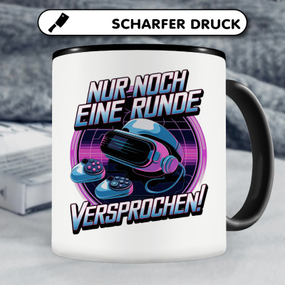 Tasse mit dem Motiv Nur Noch Eine Runde VR - Ansicht 5