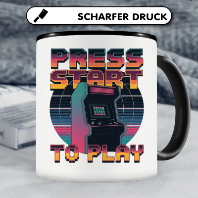 Tasse mit dem Motiv Press Start To Play - Ansicht 5