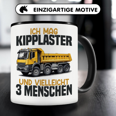 Tasse mit dem Motiv Ich mag Kipplaster - Ansicht 3