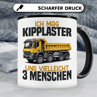 Tasse mit dem Motiv Ich mag Kipplaster - Ansicht 5