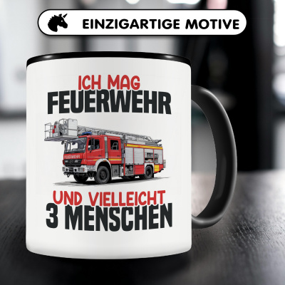 Tasse mit dem Motiv Ich mag Feuerwehr - Ansicht 3