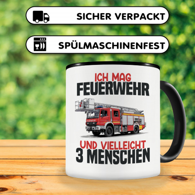 Tasse mit dem Motiv Ich mag Feuerwehr - Ansicht 4