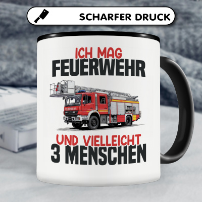 Tasse mit dem Motiv Ich mag Feuerwehr - Ansicht 5