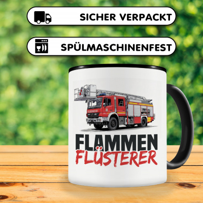 Tasse mit dem Motiv Flammen Flsterer - Ansicht 4