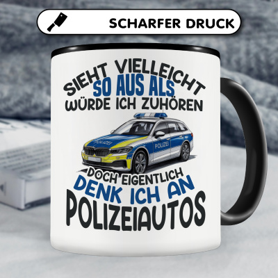 Tasse mit dem Motiv Sieht vielleicht so aus Polizeiautos - Ansicht 5