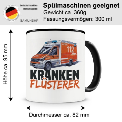 Tasse mit dem Motiv Kranken Flsterer - Ansicht 2